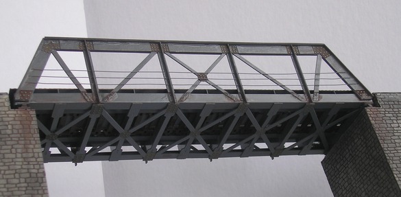 Ocelový příhradový most TT