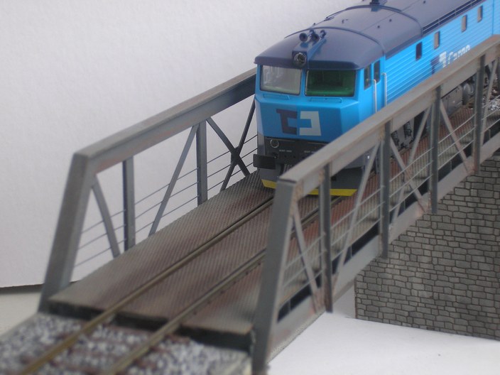 Ocelový příhradový most TT