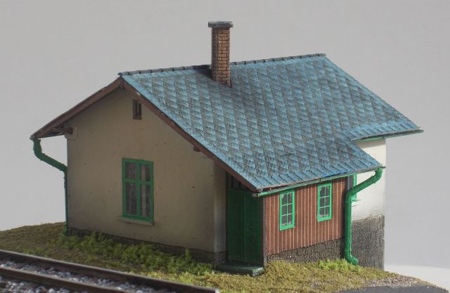 Podsklepený strážní domek MSCB TT