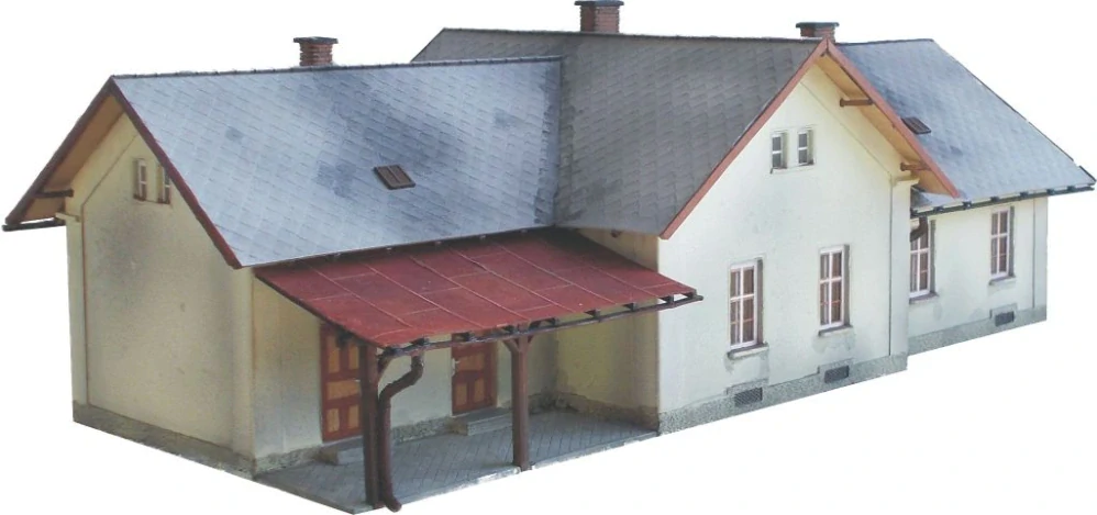 Výpravní budova LVII/H MECLOV H0