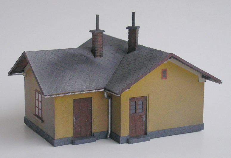Strážní domek MSCB s čekárnou H0