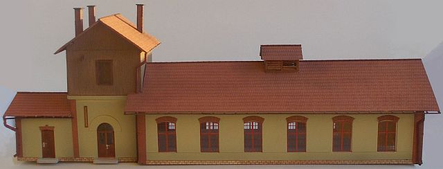 Výtopna ZvKČ CIV/P (Bor) H0