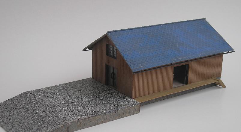 Dřevěný sklad  StEG velký H0 (Litovel)