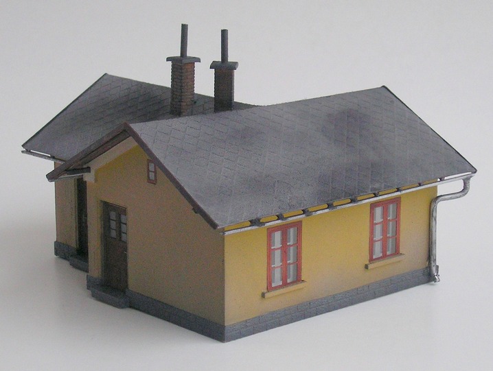 Strážní domek MSCB s čekárnou H0