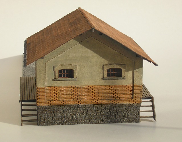 Zděný sklad KkStB 353/H  H0 "Mšené Lázně"