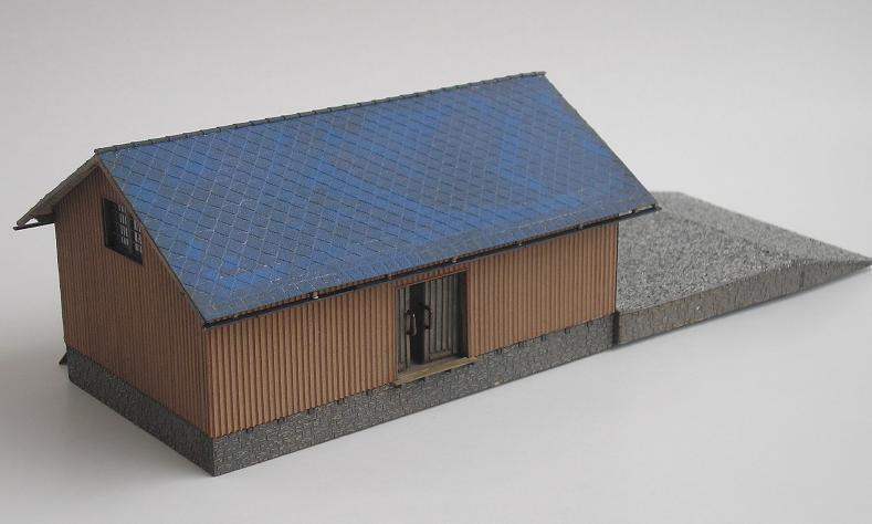 Dřevěný sklad  StEG velký H0 (Litovel)