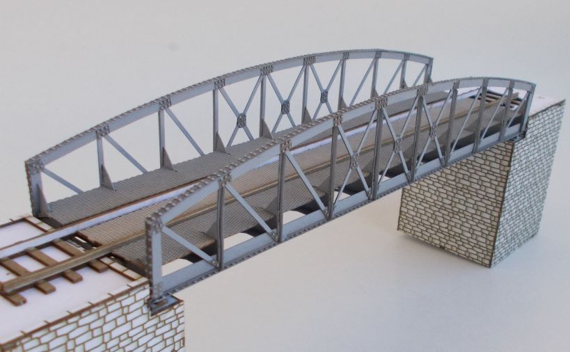 Ocelový obloukový most TT