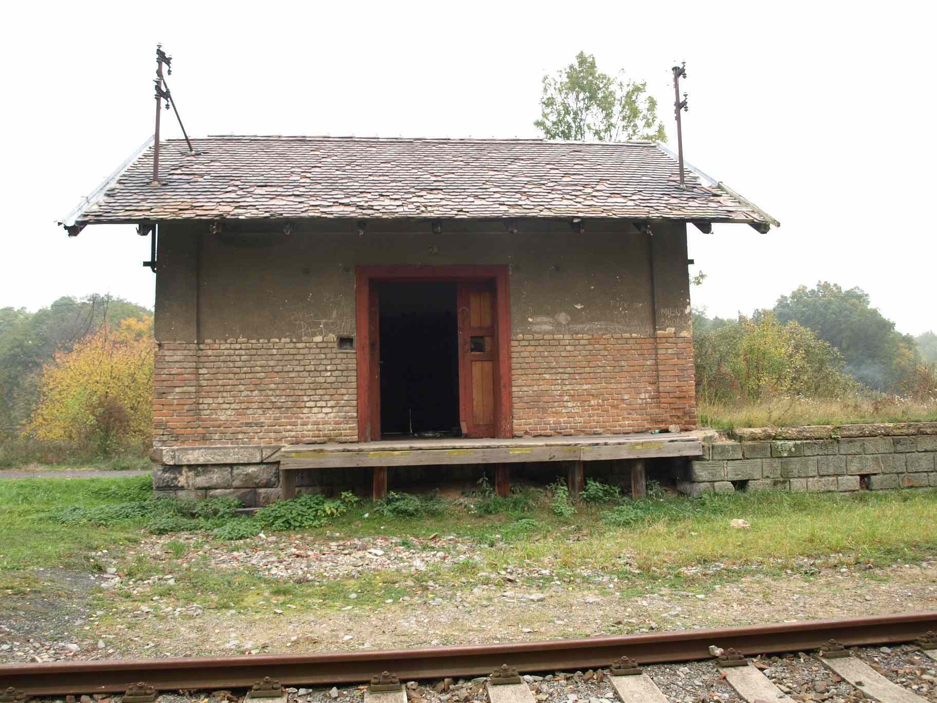 Zděný sklad KkStB 353/H  H0 "Mšené Lázně"